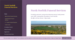Desktop Screenshot of northnorfolkfuneralservices.co.uk