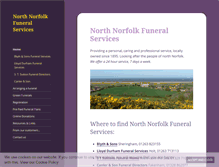 Tablet Screenshot of northnorfolkfuneralservices.co.uk